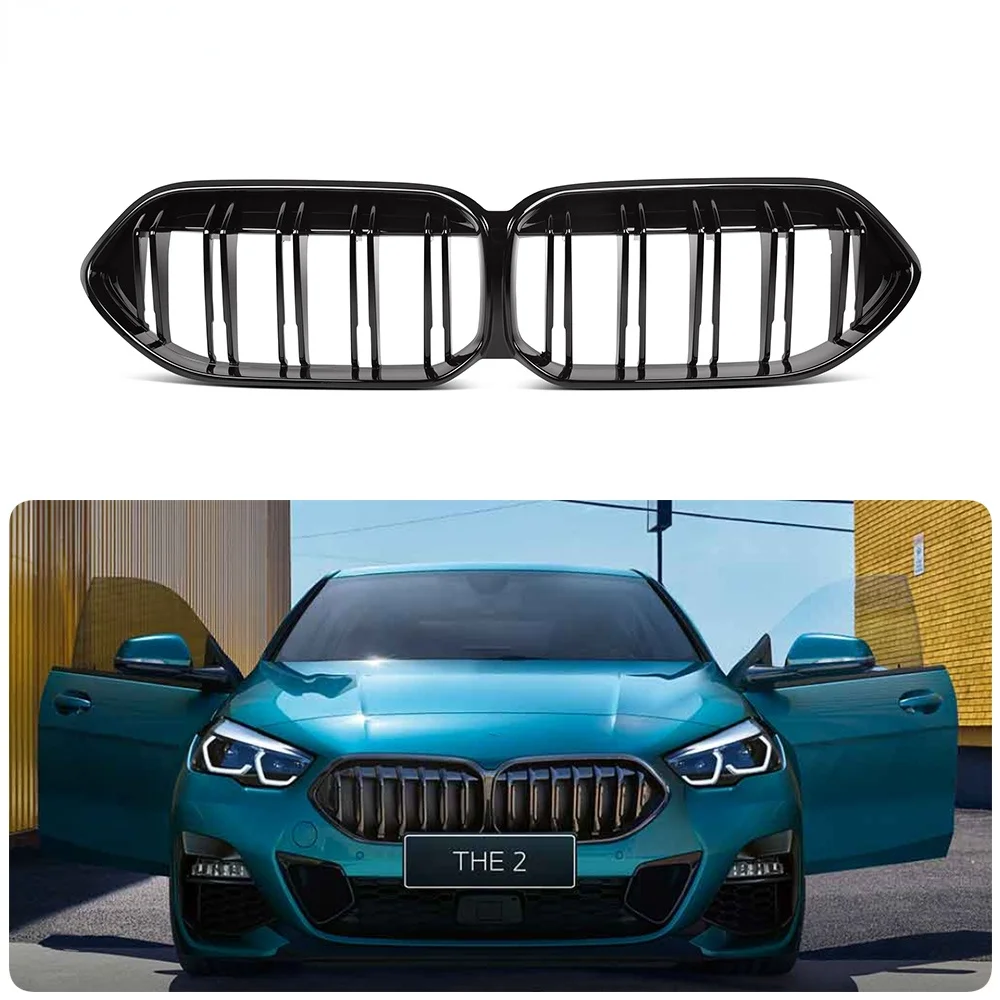 Передний бампер для BMW 2 серии F44 Gran Coupe 2021 гоночный гриль из АБС-пластика глянцевый