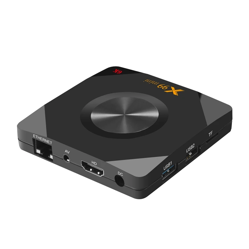 

X99 Mini Android 9.0 Allwinner H6 Quad Core Smart Android Tv Box 2.4G/5G Wifi 4GB DDR3 64GB TV BOX 4K HD Set Top Box(EU Plug)