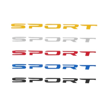

4Pcs SPORT Car Decal Sticker Wheels Rims Racing Car Sticker Emblem Graphic Decal Accessories