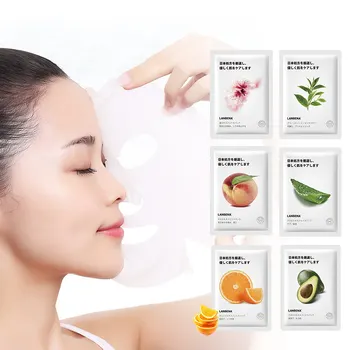 

High Quality Facial Mask Fruit Essence Sheet for Deep Moisturizing Face Skin Refreshing 25ml