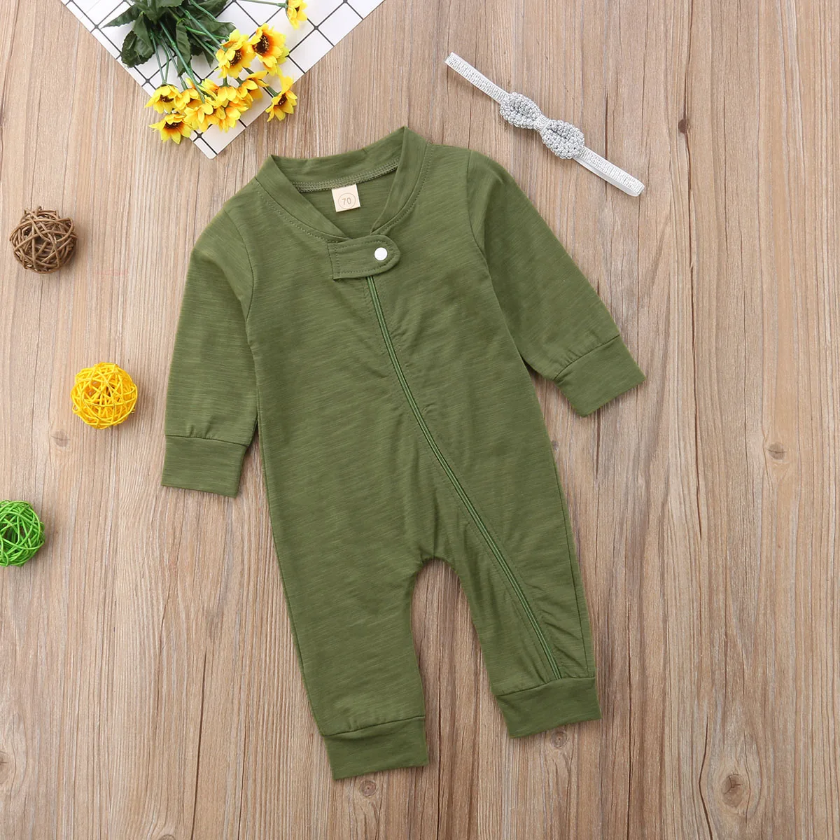 Toddler Kid Baby Boys Girls Romper Jumpsuit 2pcs Outfits Clothes Baby Clothes