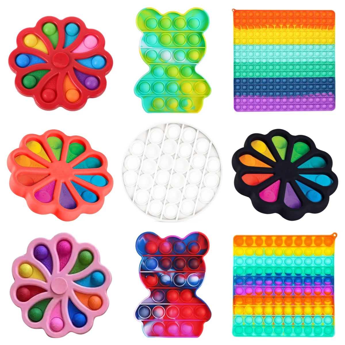 Antistress Children Push Bubble Fidget 