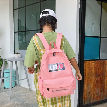 

2020 New Fashion Women's Bag Korean Computer Backpack Shoulder Student Large Capacity School Bag backpack women