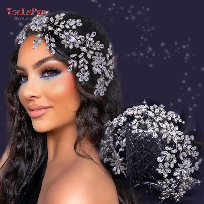 Diadème De Mariée Strass Argenté - Serre-tête Cristal Lideva Paris