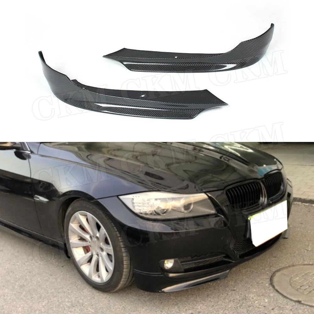 2 шт. передние разветвители закрылки спойлер для BMW 3 серии E90 база седан LCI 2006 2012
