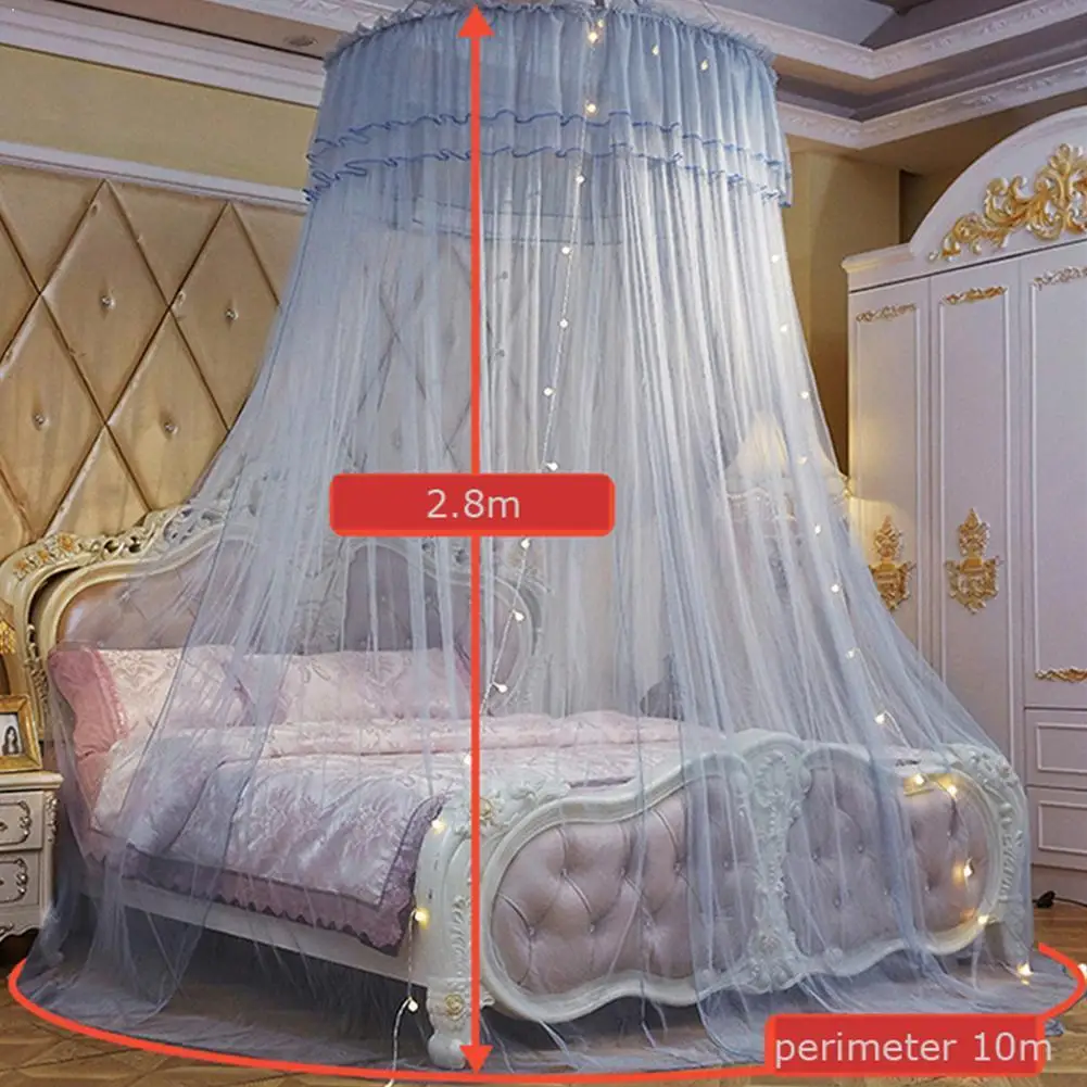 

1pc Elegant Mosquito Nets Round Dome Mosquito Net Hanging Bed With Bed Curtain Tent Children Night Nets Elegant Mosquito Li S7G2
