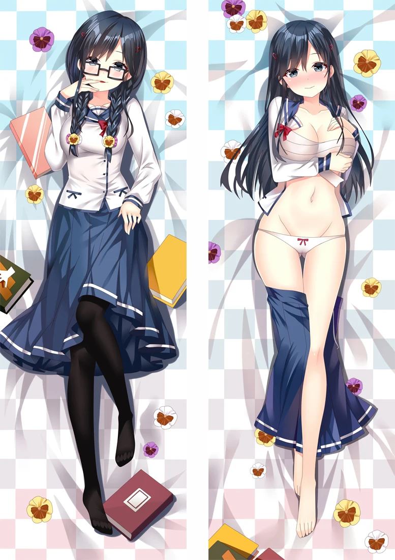S3 Аниме Ore wo Suki nano wa Omae dake ka yo Dakimakura, чехол с персонажами анютины глазки, мягкий чехол, обнимающий чехол для подушки - Цвет: S3