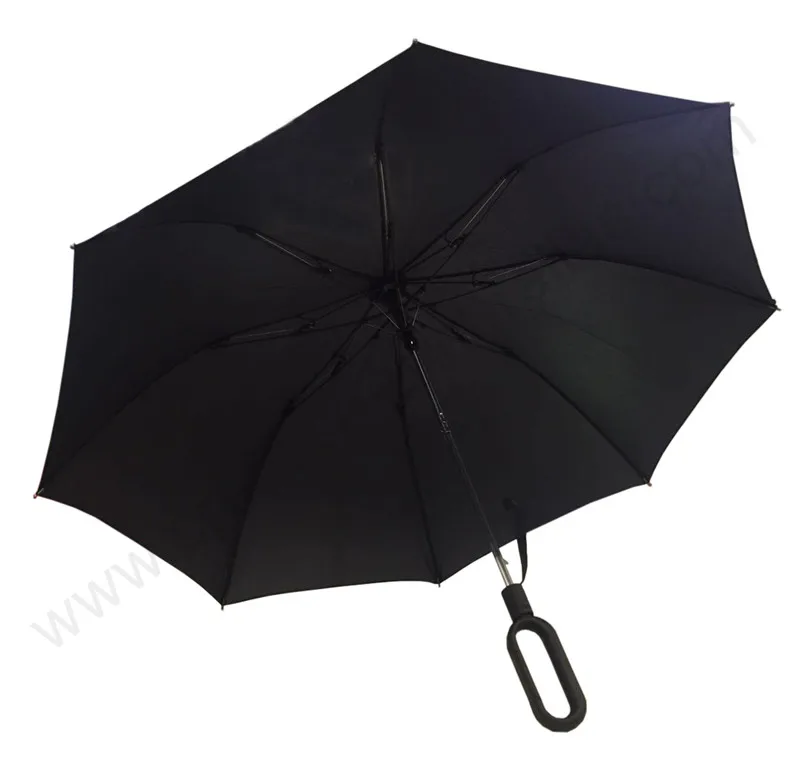 

Two fold cherry umbrellas.semi auto open windproof fiberglass parasol sunshade raingear