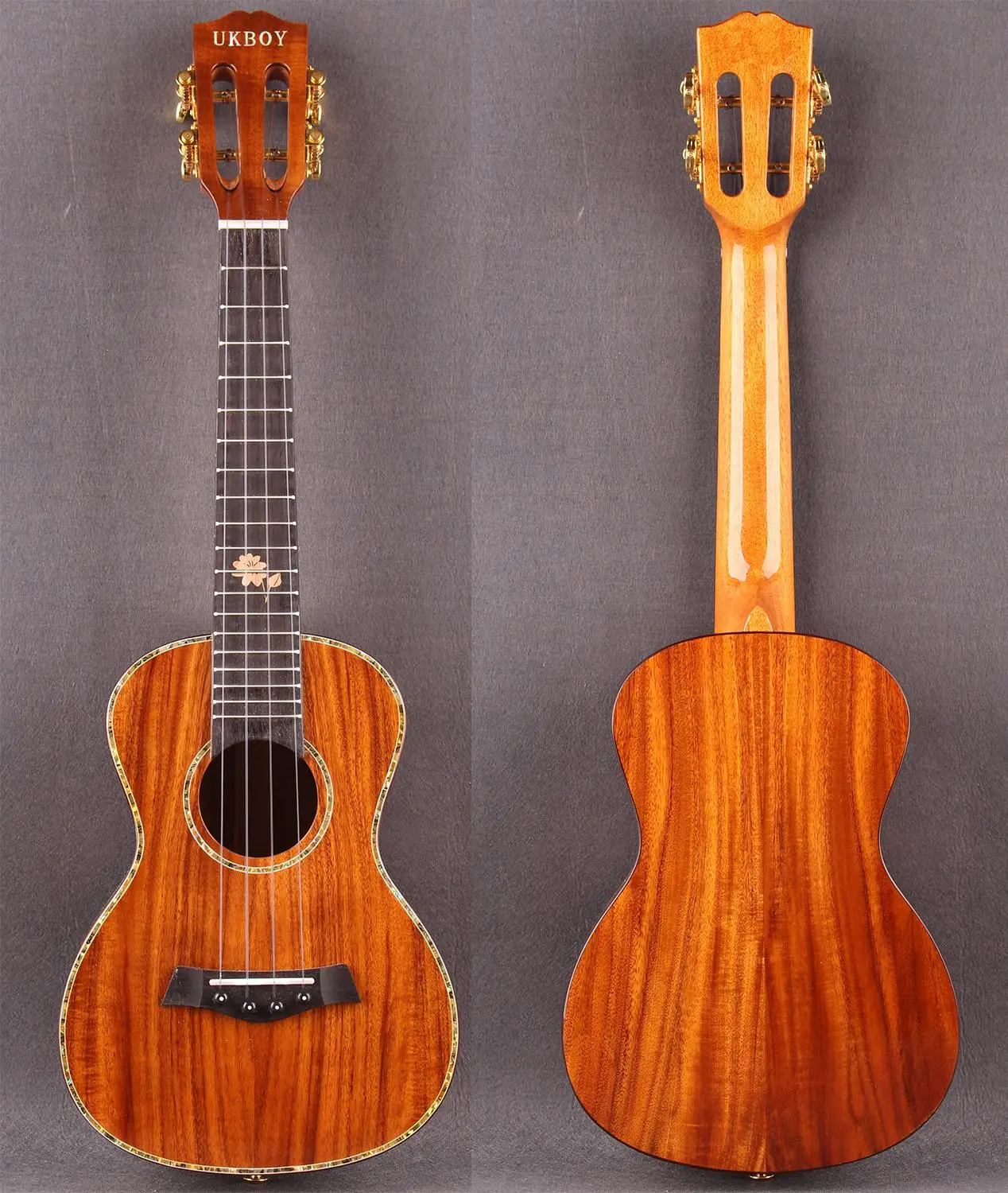 Concert And Tenor Whole Solid Ukulele All Solid KOA Wood acacia Wood