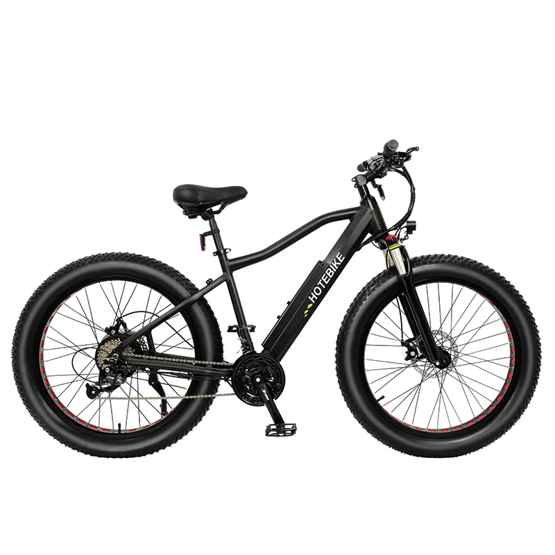 HOTEBIKE Электрический велосипед 48v 500W пляж снег жира шин Ebike Для Взрослых 26*4 0 дюймов
