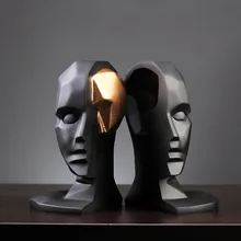 

Creative Brain Hole Wide Open Statues Sculptures Resin Decor Crafts Gifts Figurines Desktop Home Decoration Accessories Modern