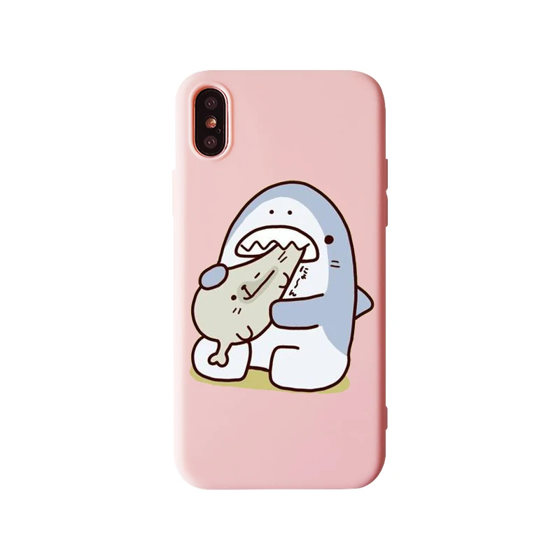 Чехол для телефона с изображением морских львов, акулы, Дельфина, для iPhone 11, 11Pro, 5s, 6, 6 S, 7, 8 Plus, X, Xs Max, XR, Модный мягкий силиконовый чехол - Цвет: TPU
