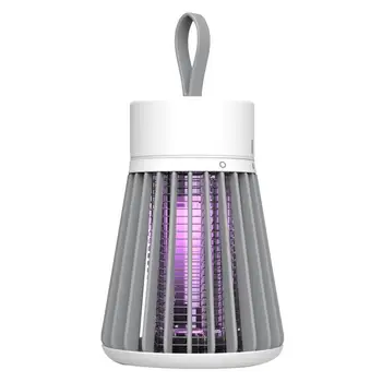 

Convenient Mosquito Zapper Light Mosquito Killer Mosquito Lamp Practical Mosquito Removing Light for Inside Outside (Grey)