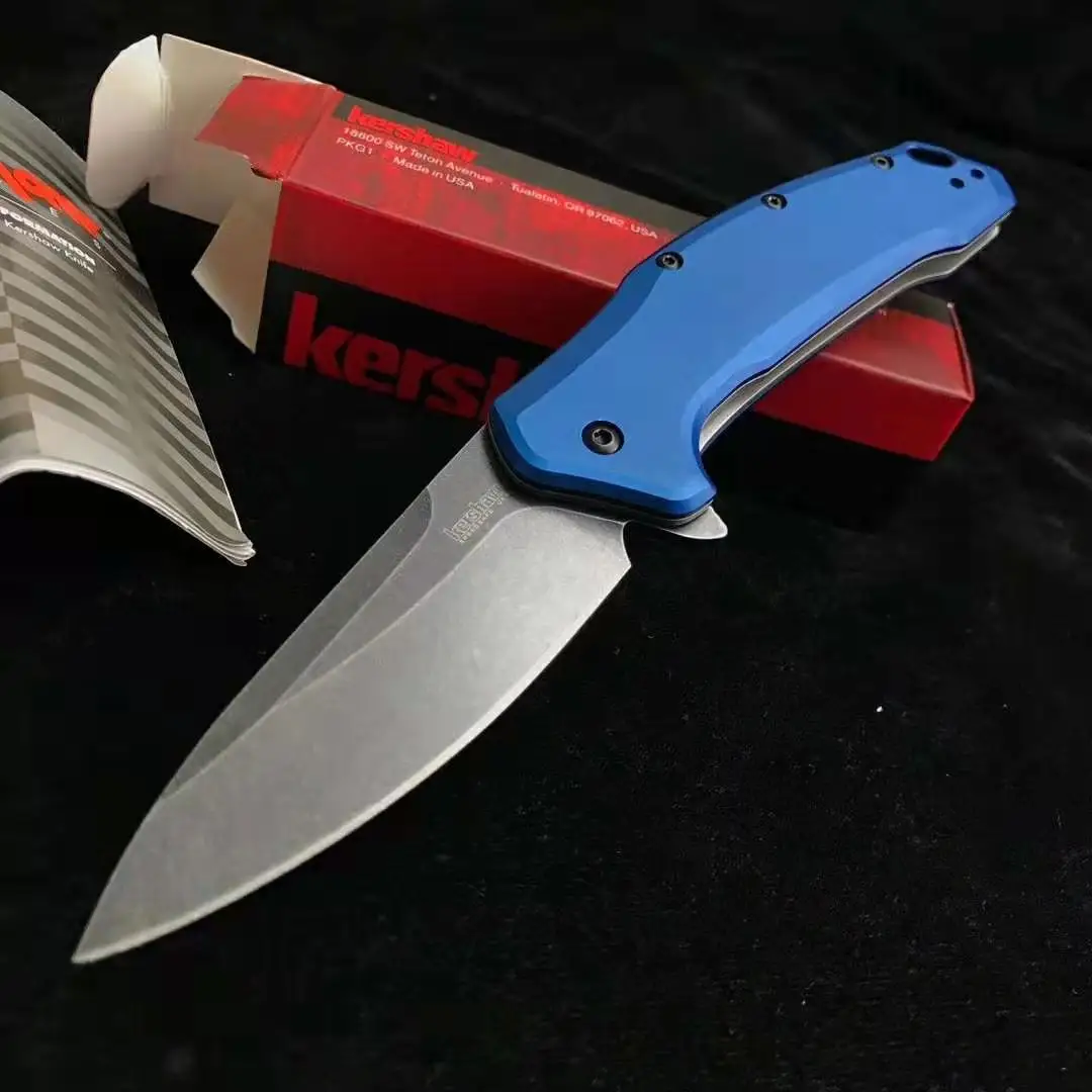 Новейший Kershaw 1776 тактический складной нож 420 лезвие алюминиевая ручка походные карманные ножи для выживания для улицы EDC ручные инструменты