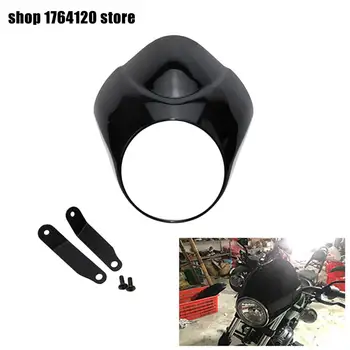 

Motorcycle Headlight Fairing Mask Windshield Windscreen Black Cover Mount For XVS 950 SPEC Bolt 950 2014-2018 2019