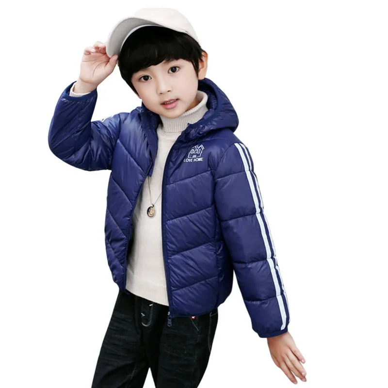 

CYSINCOS Autumn Winter Children Cotton Jacket Kids Thicken Waterproof Coat Warm Down Parkas Jacket Girls Boys Hooded Outerwear