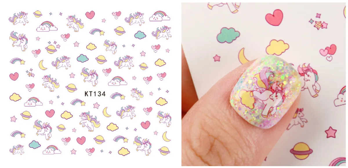 1 шт Новые детские наклейки для ногтей Японские 3D наклейки для ногтей желток jun наклейки для ногтей