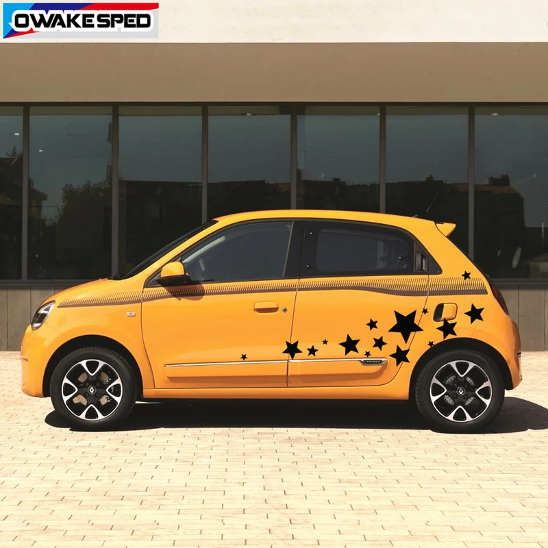 1 компл. Пентаграмма графика кузова двери боковой декор наклейки для Renault Twingo Clio милый стиль DIY индивидуальная наклейка