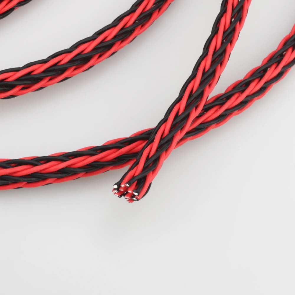 Audiocrast 8ag High Purity Silver Plated Occ Hifi Speaker Bulk Cable 16