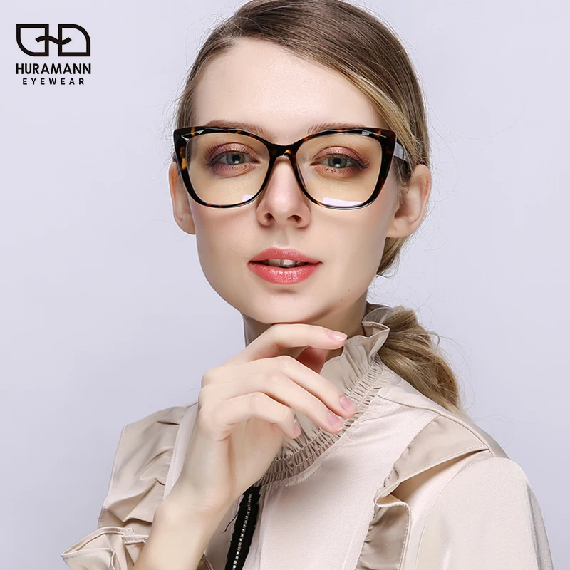 

Computer Glasses Women TR90 Frame Anti-blue Light Steel Needle Implanted Spring Leg Flat Goggles 2020 New Trend