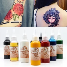 Hot sale Temporary Airbrush Tattoo Common Ink For Body Paint Beauty Pigment 18 Colors For Choose 100ml/bottle