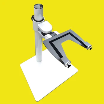 

DL-AOC2 10"-27" 25" height adjustable 10kg metal base laptop desktop stand notebook holder with metal base swing arm joint