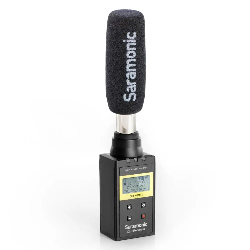 Saramonic SR-AXM3 двойной микрофон набор вещания кардиоидный XLR дробовик микрофон комплект и лобовое стекло для DSLR камеры видеокамеры