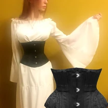 Vita trainer Gotico del Corsetto di Underbust e cincher Della Vita steampunk Bustini Top Forma di Allenamento Del Corpo lingerie sexy Che Dimagrisce Cinghia