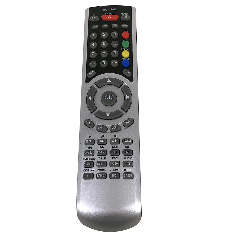 Новинка RC D3 03 для TECHNIKA Sencor TV/DVD комби пульт дистанционного управления SLE22F56M4