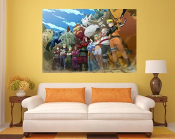 

[Self-Adhesive] 3D NARUTO 102 Japan Anime Wall Stickers Mural Decal Wall Murals AJ WALLPAPER Belly