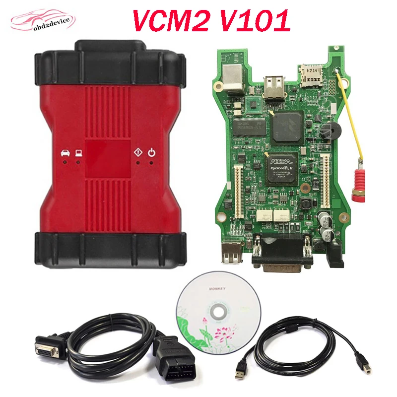 VCM 2 диагностический сканер многоязычный VCM2 IDS V101 V96 V86 диагностический инструмент VCM II OBD2 сканер для Frd/M-azda автомобильный тест