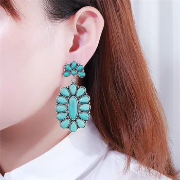 

Stud Earrings For Women Bohemian Statement Earrings Vintage Stone Earrings