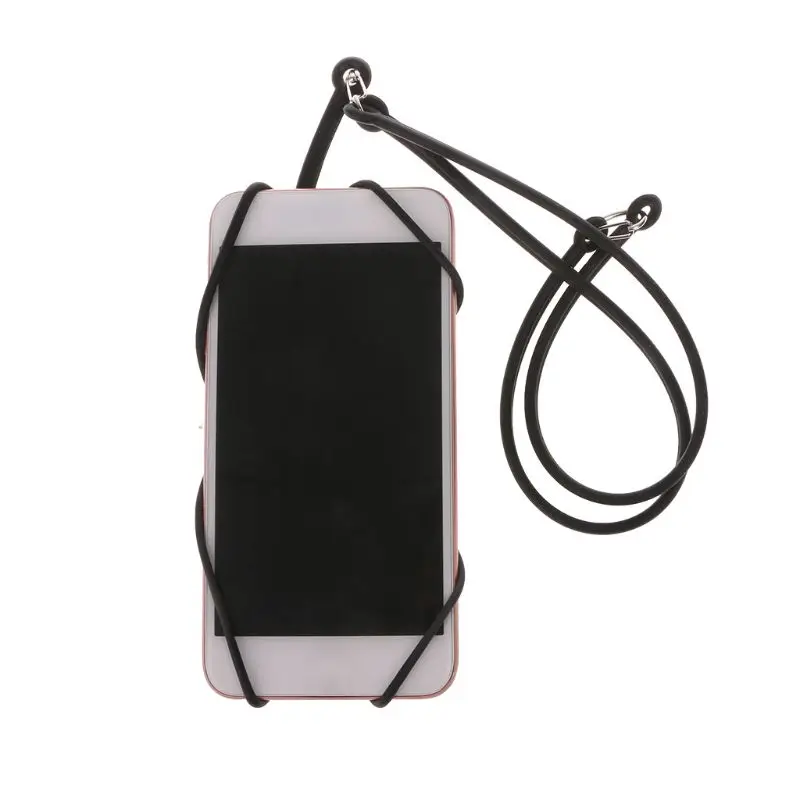 Силиконовый для мобильных телефонов ремешок держатель чехол для телефона шейный ремень ожерелье слинг для смартфона