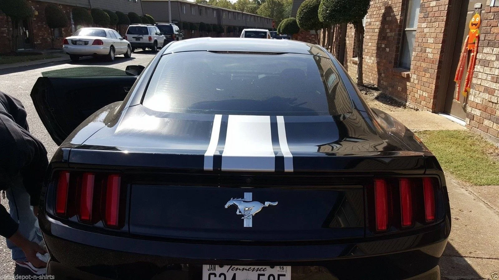 Для Карателя виниловая наклейка с черепом Mustang зарядное устройство Challenger Camaro Мститель