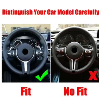 

1pcs Steering Wheel Trim ABS Interior Decor For BMW F20 F30 F32 F12 X5