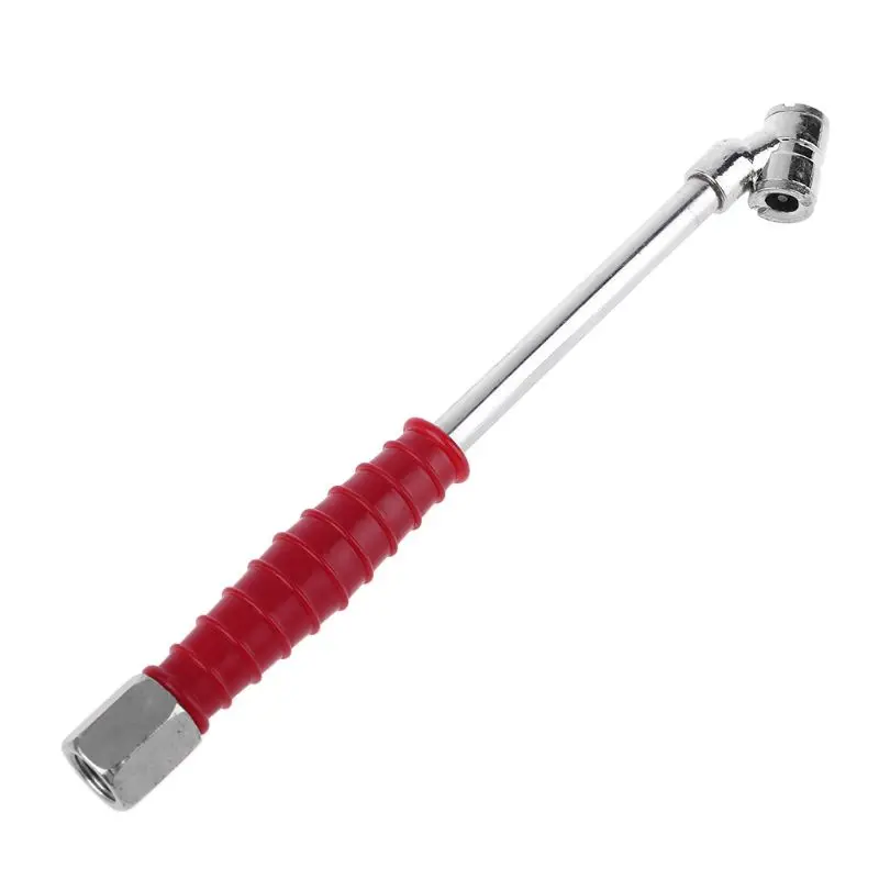 

Dual Air Tire Chuck Head Tire Inflator Rod 1/4 Inch NPT with Handle for Car Truck Bus Tractor