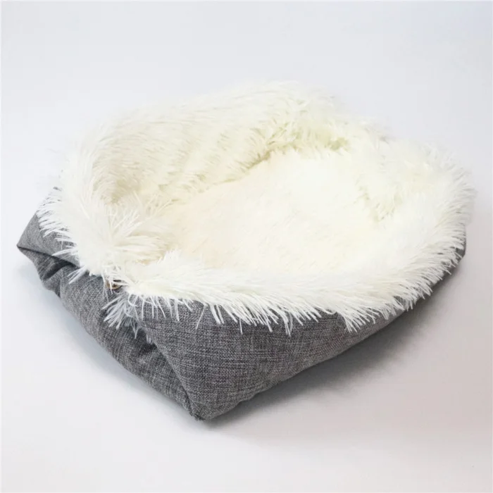 Pets Double Use Plush Mat Dogs Cat Blanket Winter Warm Sleeping Bed Soft Nest PAK55
