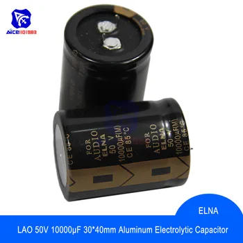

diymore Original ELNA Audio Capacitor LAO 50V 10000μF Capacitance 30*40mm Aluminum Electrolytic Capacitor 50V10000μF