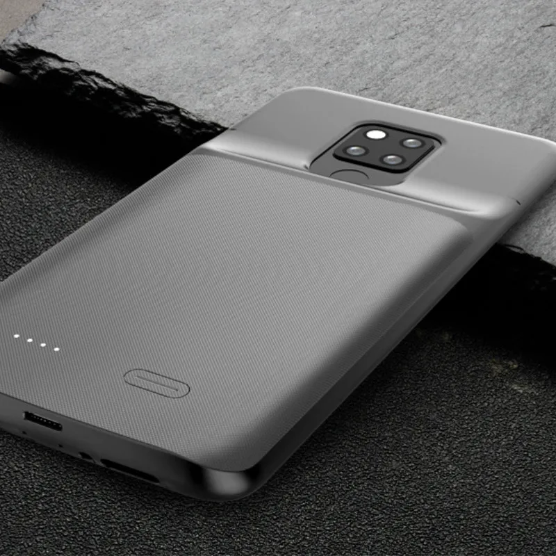 6000 мАч для huawei mate 20 чехол с внешним зарядным устройством зарядное устройство Чехлы для портативного зарядного устройства силиконовая Мягкая Рамка для huawei зарядный чехол