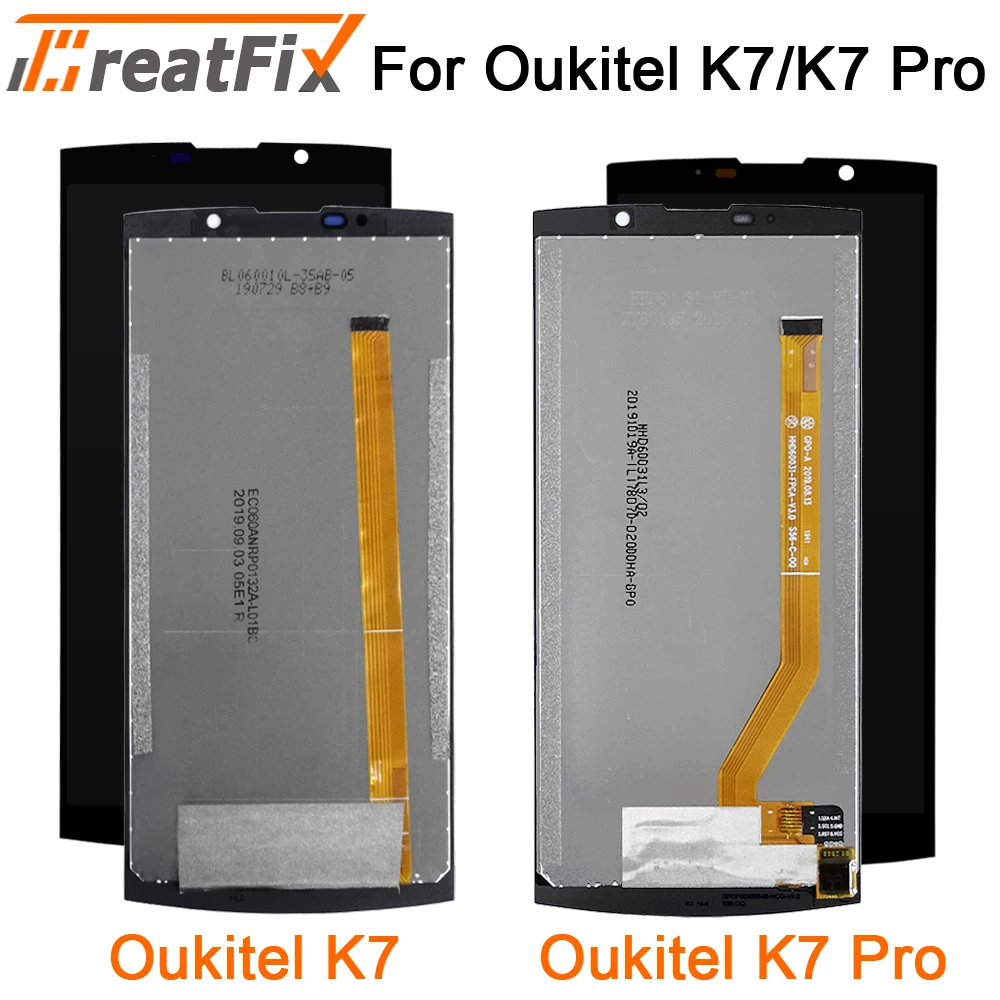 Отличное исправление для OUKITEL K7 ЖК-дисплей+ сенсорный экран протестированный ЖК-дигитайзер стеклянная панель Замена для OUKITEL K7 Pro