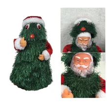 Электрический Санта-Клаус, вращающаяся игрушка, украшение для дома, рождественские вечерние поделки, подарок на год, рождественский подарок для детей, игрушка на Рождество