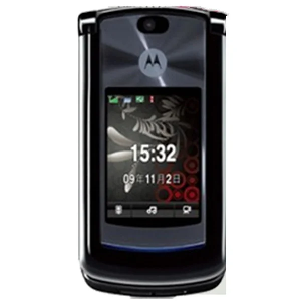 V9 100% Original Motorola RAZR2 V9 GSM 2.2Inches 2MP Camera Bluetooth Java Cellphone Flip Unlocked Mobile Phone iphone 11 refurbished Refurbished Phones