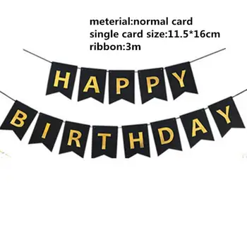 

Baby Birthday Banner Flag Monthly ONE Year Bunting Garland Baby Shower Boy Girl First Happy Birthday Party Decorations Kids