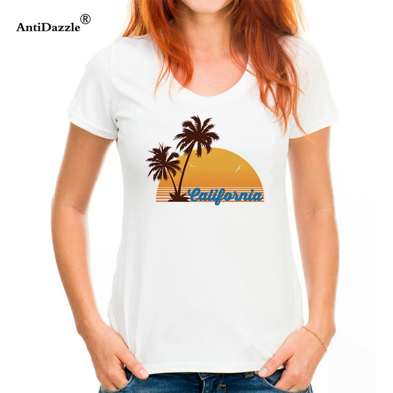 Antidazzle летняя футболка california женская футболка с коротким рукавом Панк Винтаж o-образным вырезом футболки и топы женские хипстерские крутые