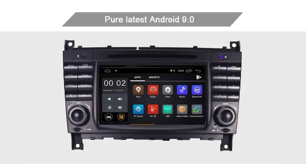 Excellent In Stock Android 9.0 Car DVD Player For Mercedes Benz W203 W209 W219 A-Class A160 C-Class C180 C200 CLK200 C230 GPS Radio stereo 6 Excellent In Stock Android 9.0 Car DVD Player For Mercedes Benz W203 W209 W219 A-Class A160 C-Class C180 C200 CLK200 C230 GPS Radio stereo 6