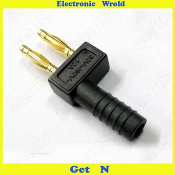 

10pcs/Pack 2mm Banana Plug Spacing 5.08mm Pure Copper Short Circuit Double Row One Female To Two Male Adapter H-2041