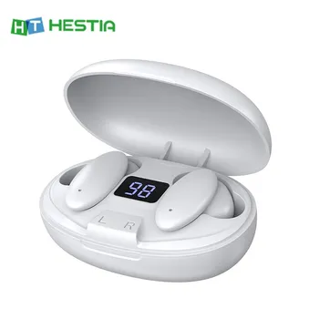 

Semi-in-ear Wireless Bluetooth Earphone Digital Display Sports Binaural Earset Overcharge Protection Touch Earphones IOS Android