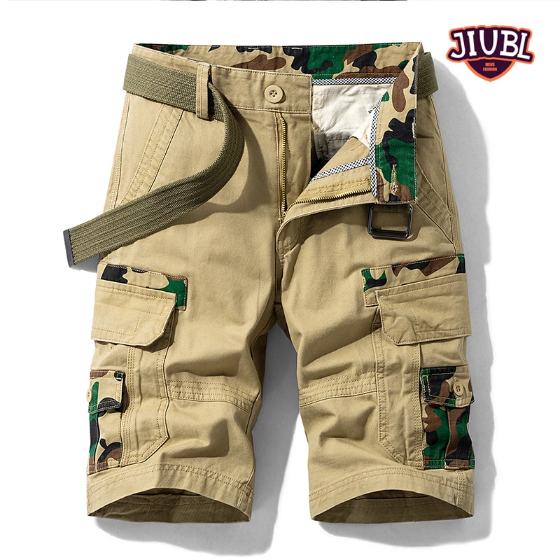 JIUBL 2020 Summer New Casual Vintage Classic Pockets Men Cargo Shorts Men Outwear Fashion Twill Cotton Camouflage Shorts Men JIUBL 2020 Summer New Casual Vintage Classic Pockets Men Cargo Shorts Men Outwear Fashion Twill Cotton Camouflage Shorts Men
