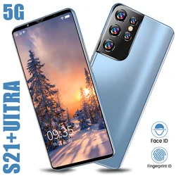 Global Version S21+Ultra 6.38 inch 5G Smartphone 12GB+512GB 5000mAh GPS Positioning, Facial Fingerprint Unlock, Dual card Dual s