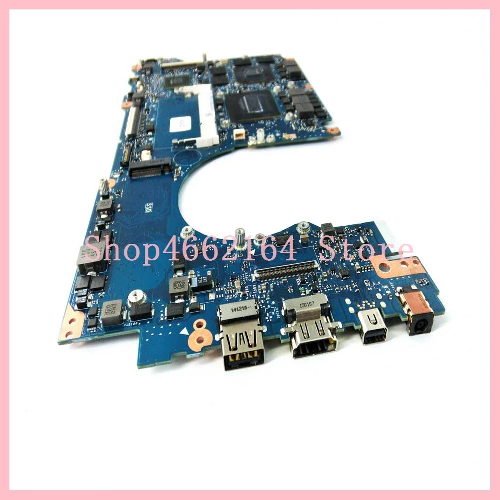 Best  N501JW motherboard I7-4750HQ CPU GTX960M 4GB RAM For ASUS G501J G501JW N501JW UX501J UX50JW FX60J L